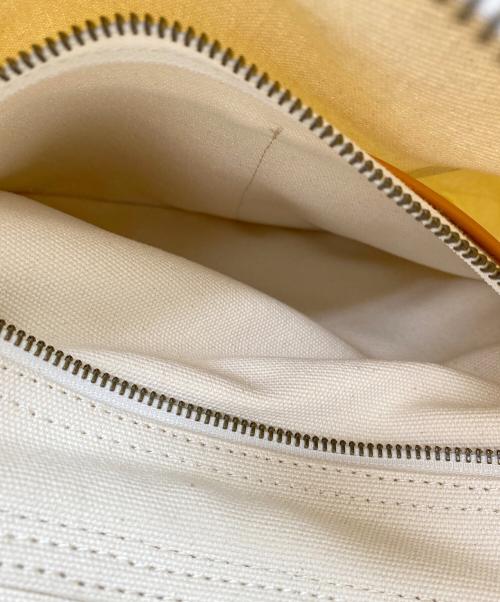 HALEINE（アレンヌ）HALEINE (アレンヌ) リュック ホワイト×ブラウンの古着・服飾アイテム