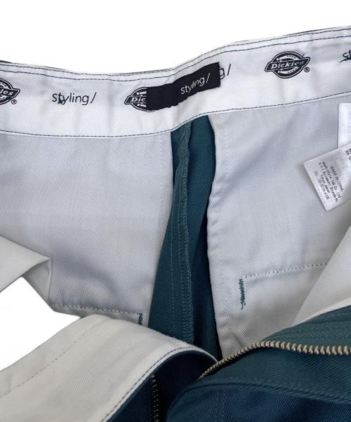 Dickies（ディッキーズ）Dickies (ディッキーズ) styling/ (スタイリング) コラボハカマワイドパンツ グリーンの古着・服飾アイテム