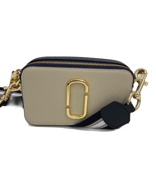 MARC JACOBS（マークジェイコブス）MARC JACOBS (マークジェイコブス) SNAPSHOT ベージュ×ブラックの古着・服飾アイテム