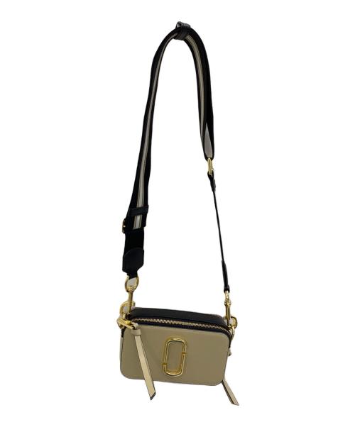 MARC JACOBS（マークジェイコブス）MARC JACOBS (マークジェイコブス) SNAPSHOT ベージュ×ブラックの古着・服飾アイテム