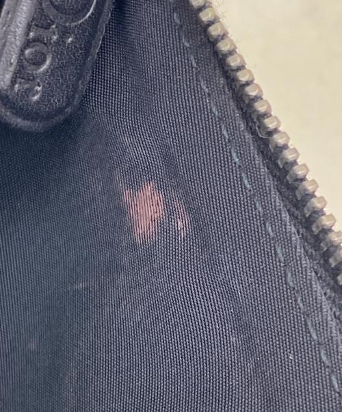 Christian Dior（クリスチャン ディオール）Christian Dior (クリスチャン ディオール) サドルポーチ ベージュ×ブルーの古着・服飾アイテム