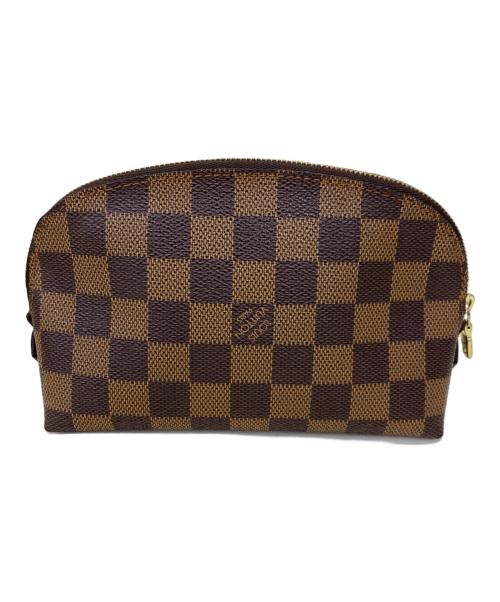 LOUIS VUITTON（ルイ ヴィトン）LOUIS VUITTON (ルイ ヴィトン) ポシェット・コスメティック ブラウンの古着・服飾アイテム