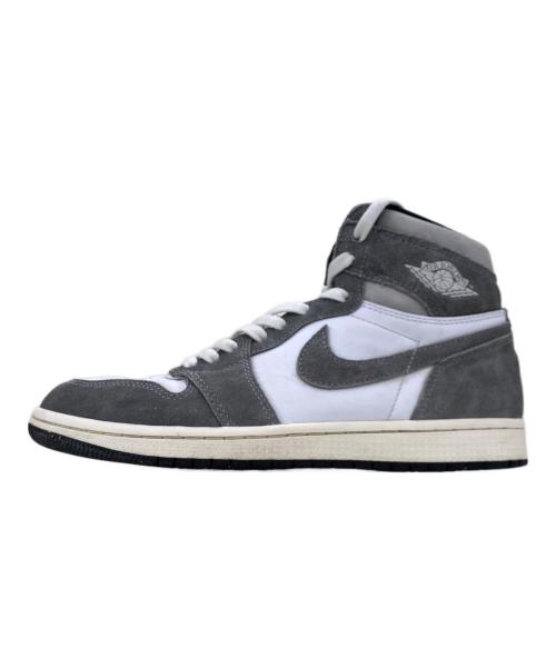 NIKE（ナイキ）NIKE (ナイキ) AIR JORDAN1 Retro High OG ホワイト×グレー サイズ:26cmの古着・服飾アイテム