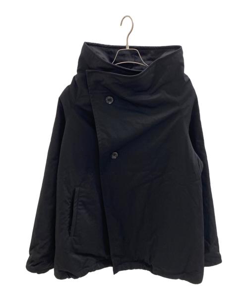 Y's（ワイズ）Y's (ワイズ) CHINO CLOTH WRAP COAT ブラック サイズ:1の古着・服飾アイテム