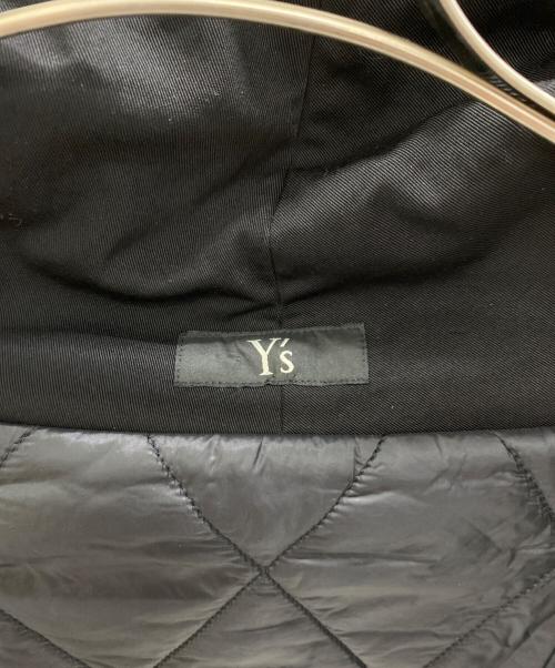 Y's（ワイズ）Y's (ワイズ) CHINO CLOTH WRAP COAT ブラック サイズ:1の古着・服飾アイテム