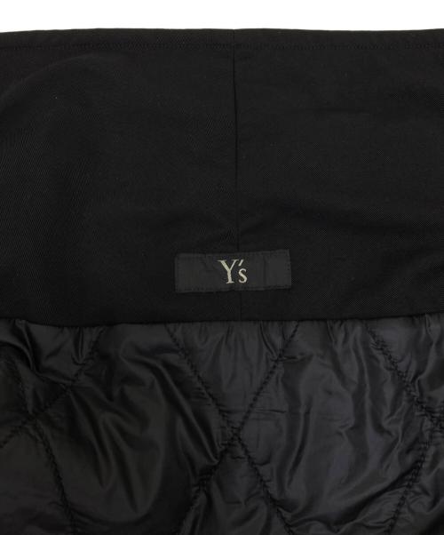 Y's（ワイズ）Y's (ワイズ) CHINO CLOTH WRAP COAT ブラック サイズ:1の古着・服飾アイテム