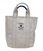 TORY BURCHトリーバーチ）の古着「キャンバストートバッグ」｜ホワイト