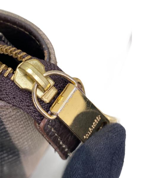 BLUE LABEL CRESTBRIDGE（ブルーレーベルクレストブリッジ）BLUE LABEL CRESTBRIDGE (ブルーレーベルクレストブリッジ) ショルダーバッグ ベージュ×ブラックの古着・服飾アイテム