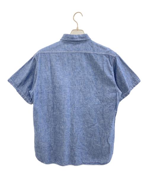 BUZZ RICKSON'S（バズリクソンズ）Buzz Rickson's (バズリクソンズ) 半袖シャツ ブルー サイズ:16の古着・服飾アイテム