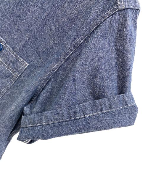 BUZZ RICKSON'S（バズリクソンズ）Buzz Rickson's (バズリクソンズ) 半袖シャツ ブルー サイズ:16の古着・服飾アイテム