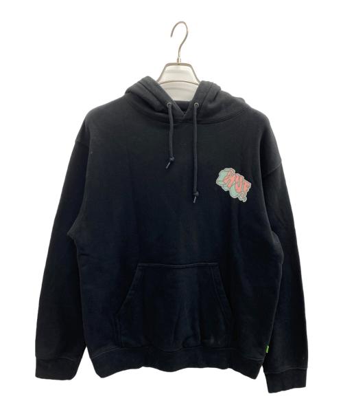 HUF（ハフ）HUF (ハフ) QUAKE TRIPLE TRIANGLE PULLOVER HOODIE ブラック サイズ:Mの古着・服飾アイテム