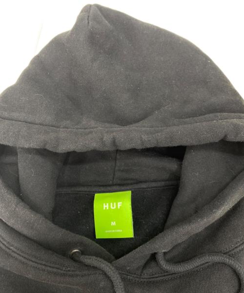 HUF（ハフ）HUF (ハフ) QUAKE TRIPLE TRIANGLE PULLOVER HOODIE ブラック サイズ:Mの古着・服飾アイテム