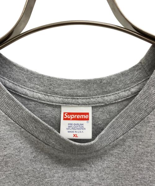 SUPREME（シュプリーム）SUPREME (シュプリーム) 半袖カットソー グレー サイズ:XLの古着・服飾アイテム