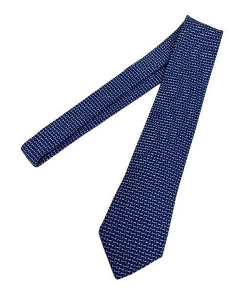 HERMES（エルメス）HERMES (エルメス) ネクタイ ブルー サイズ:-の古着・服飾アイテム