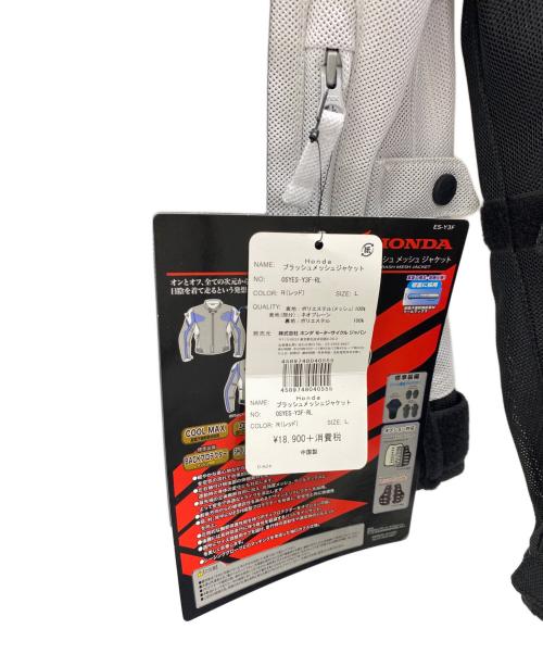 HONDA（ホンダ）HONDA (ホンダ) ブラッシュメッシュジャケット ブラック×レッド サイズ:L 未使用品の古着・服飾アイテム