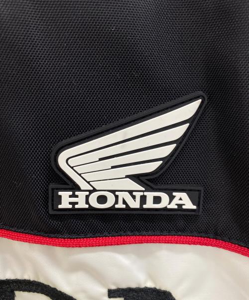 HONDA（ホンダ）HONDA (ホンダ) ウィンターグラフィックブルゾン ブラック×レッド サイズ:Lの古着・服飾アイテム