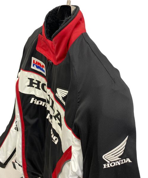 HONDA（ホンダ）HONDA (ホンダ) ウィンターグラフィックブルゾン ブラック×レッド サイズ:Lの古着・服飾アイテム