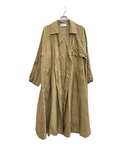 FRAY ID（フレイ アイディー）FRAY ID (フレイ アイディー) トレンチコート ブラウンの古着・服飾アイテム