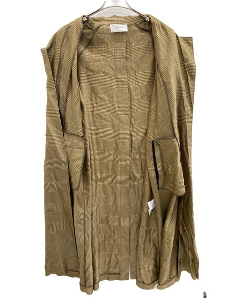 FRAY ID（フレイ アイディー）FRAY ID (フレイ アイディー) トレンチコート ブラウンの古着・服飾アイテム