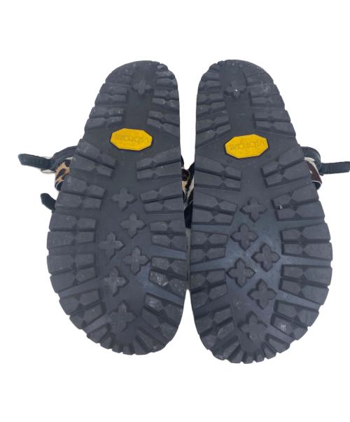 sacai（サカイ）sacai (サカイ) サンダル ブラック×ベージュ サイズ:37の古着・服飾アイテム