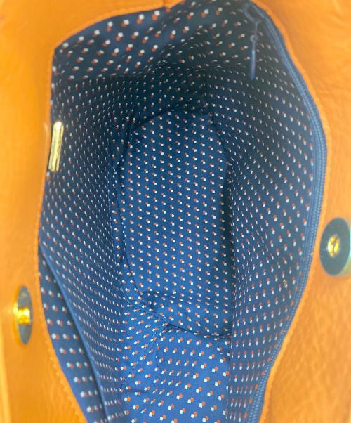 Hamano（ハマノ）Hamano (ハマノ) メリートート ラージ オレンジの古着・服飾アイテム