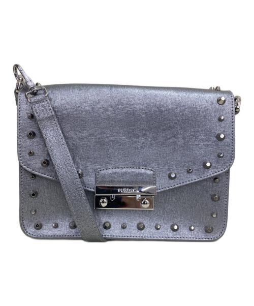 FURLA（フルラ）FURLA (フルラ) 2WAYショルダーバッグ シルバーカラーの古着・服飾アイテム