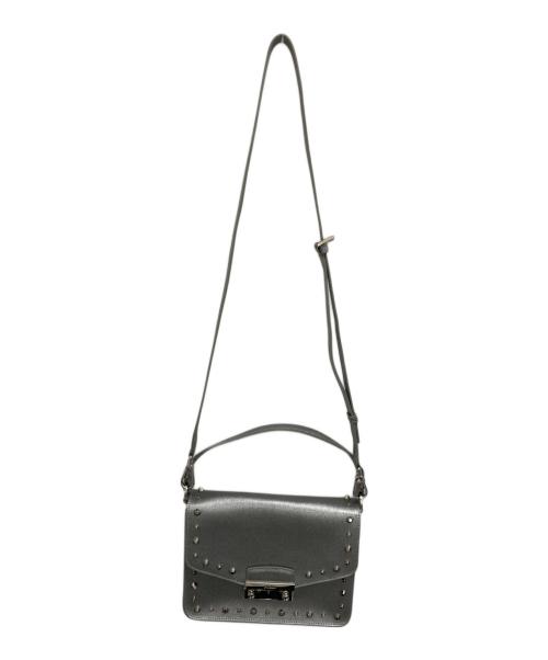 FURLA（フルラ）FURLA (フルラ) 2WAYショルダーバッグ シルバーカラーの古着・服飾アイテム