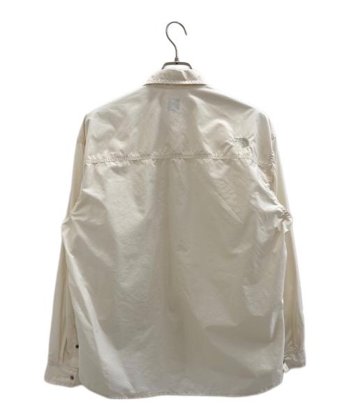 THE NORTH FACE（ザ ノース フェイス）THE NORTH FACE (ザ ノース フェイス) ロングスリーブヌプシシャツ ベージュ サイズ:Lの古着・服飾アイテム