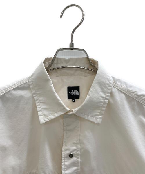 THE NORTH FACE（ザ ノース フェイス）THE NORTH FACE (ザ ノース フェイス) ロングスリーブヌプシシャツ ベージュ サイズ:Lの古着・服飾アイテム