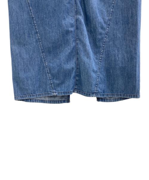 DIESEL（ディーゼル）DIESEL (ディーゼル) インディゴシャンブレースカート ブルー サイズ:25の古着・服飾アイテム
