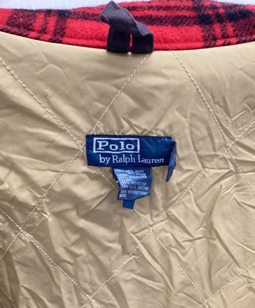 POLO RALPH LAUREN（ポロ・ラルフローレン）POLO RALPH LAUREN (ポロ・ラルフローレン) ハンティングジャケット レッド サイズ:SIZE XXLの古着・服飾アイテム