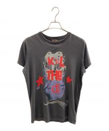 DIESEL（ディーゼル）の古着「半袖カットソー」｜グレー