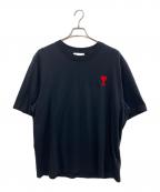 AMI PARISアミ パリス）の古着「半袖カットソー」｜ブラック