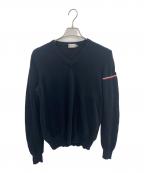 MONCLERモンクレール）の古着「薄手ニット」｜ブラック