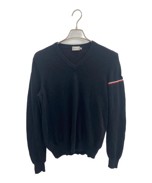 MONCLER（モンクレール）MONCLER (モンクレール) 薄手ニット ブラック サイズ:Mの古着・服飾アイテム