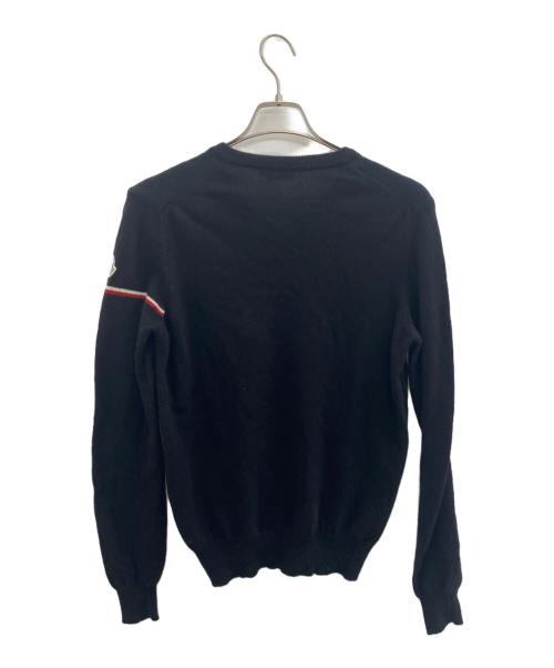 MONCLER（モンクレール）MONCLER (モンクレール) 薄手ニット ブラック サイズ:Mの古着・服飾アイテム