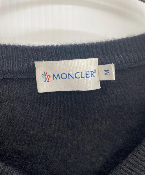 MONCLER（モンクレール）MONCLER (モンクレール) 薄手ニット ブラック サイズ:Mの古着・服飾アイテム
