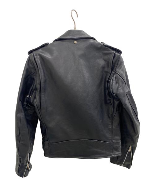 PERFECTO by Schot（パーフェクト バイ ショット）PERFECTO by Schot (パーフェクト バイ ショット) レザーライダースジャケット ブラック サイズ:36の古着・服飾アイテム
