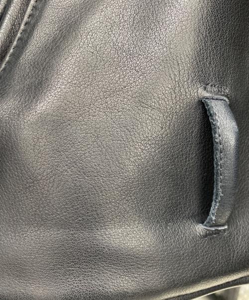 PERFECTO by Schot（パーフェクト バイ ショット）PERFECTO by Schot (パーフェクト バイ ショット) レザーライダースジャケット ブラック サイズ:36の古着・服飾アイテム