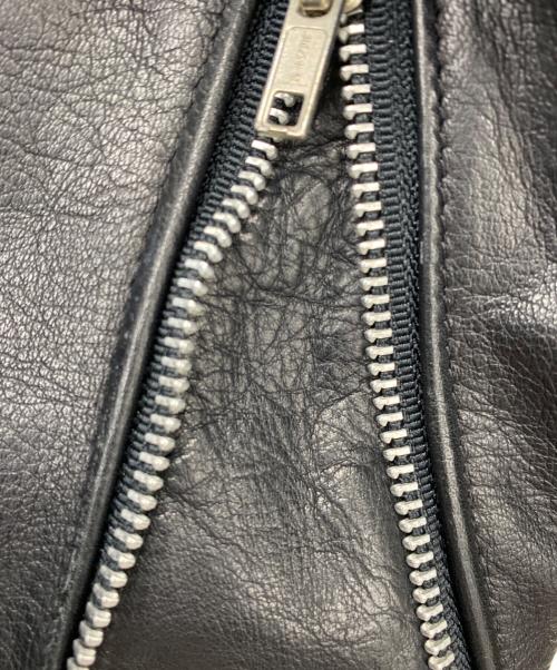 PERFECTO by Schot（パーフェクト バイ ショット）PERFECTO by Schot (パーフェクト バイ ショット) レザーライダースジャケット ブラック サイズ:36の古着・服飾アイテム