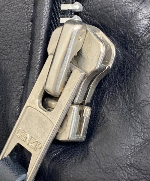 PERFECTO by Schot（パーフェクト バイ ショット）PERFECTO by Schot (パーフェクト バイ ショット) レザーライダースジャケット ブラック サイズ:36の古着・服飾アイテム