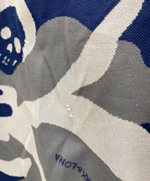 MARK&LONA（マークアンドロナ）MARK&LONA (マークアンドロナ) ポロシャツ グレー×ネイビー サイズ:50の古着・服飾アイテム