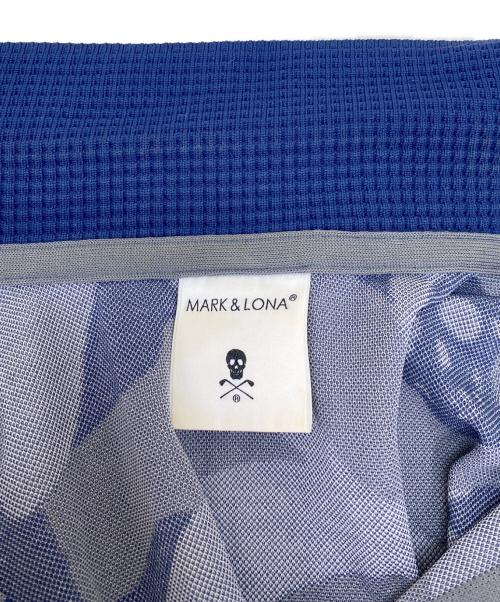 MARK&LONA（マークアンドロナ）MARK&LONA (マークアンドロナ) ポロシャツ グレー×ネイビー サイズ:50の古着・服飾アイテム