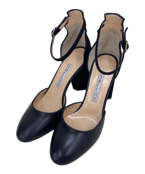 PELLICO（ペリーコ）PELLICO (ペリーコ) ハイヒールパンプス ブラック サイズ:35 1/2の古着・服飾アイテム