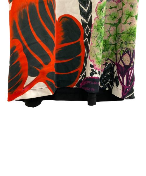 Desigual（デシグアル）Desigual (デシグアル) ノースリーブ・キャミソールワンピース ブラック×レッド サイズ:38の古着・服飾アイテム