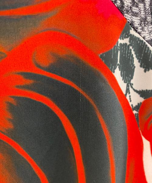 Desigual（デシグアル）Desigual (デシグアル) ノースリーブ・キャミソールワンピース ブラック×レッド サイズ:38の古着・服飾アイテム