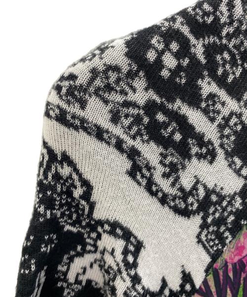 Desigual（デシグアル）Desigual (デシグアル) ノースリーブ・キャミソールワンピース ブラック×レッド サイズ:38の古着・服飾アイテム