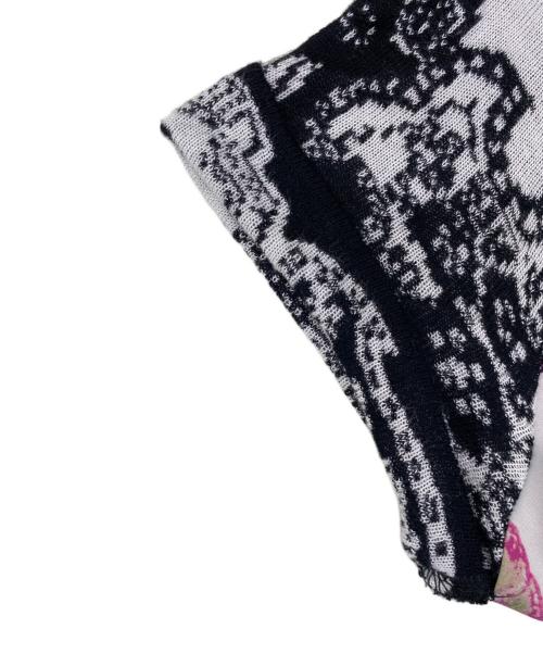 Desigual（デシグアル）Desigual (デシグアル) ノースリーブ・キャミソールワンピース ブラック×レッド サイズ:38の古着・服飾アイテム