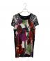 Desigual（デシグアル）の古着「ノースリーブ・キャミソールワンピース」｜ブラック×レッド