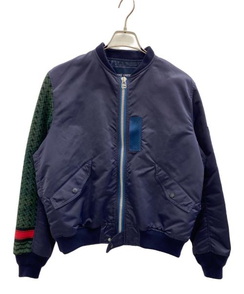 whiz limited（ウィズリミテッド）whiz limited (ウィズリミテッド) MA-1ジャケット ネイビー×グリーン サイズ:Lの古着・服飾アイテム